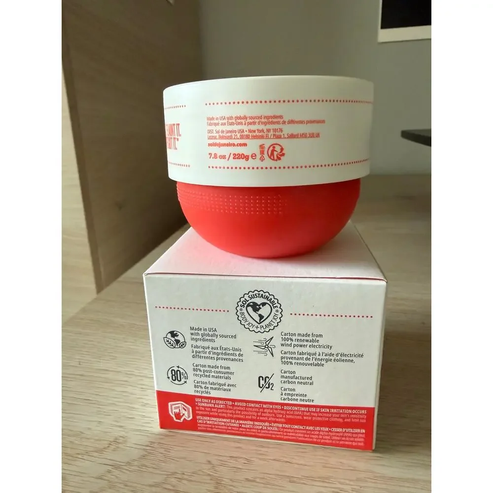 $42 Sol de Janeiro Bom Dia Body Scrub 7.7 oz New AHA BHA Cheirosa 40